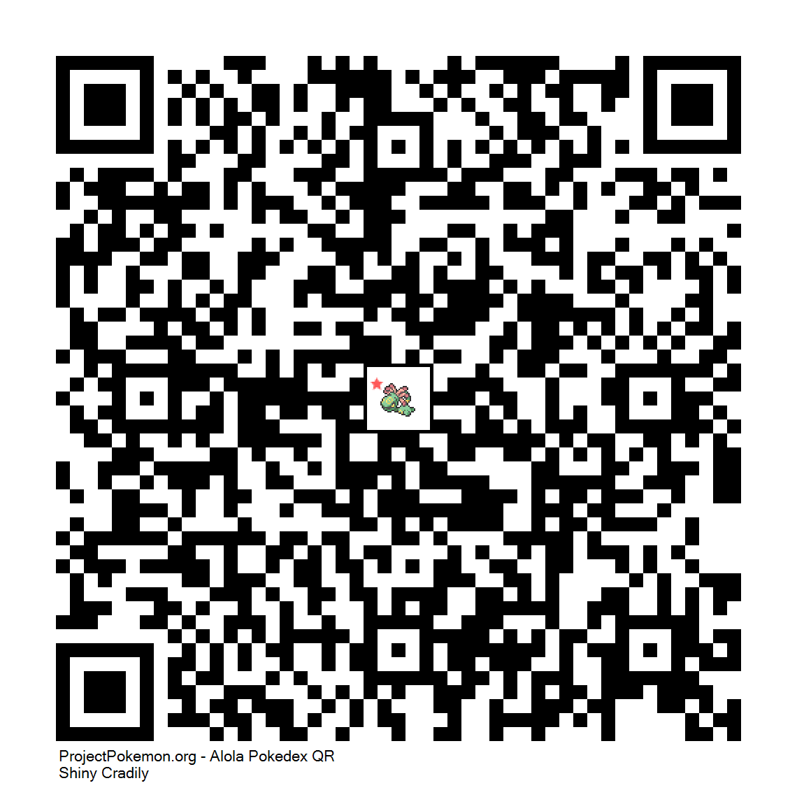 Cdigo QR de Cradily variocolor